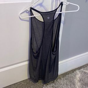 Lululemon tank top (My race My pace) larger size maybe 8 or 10
